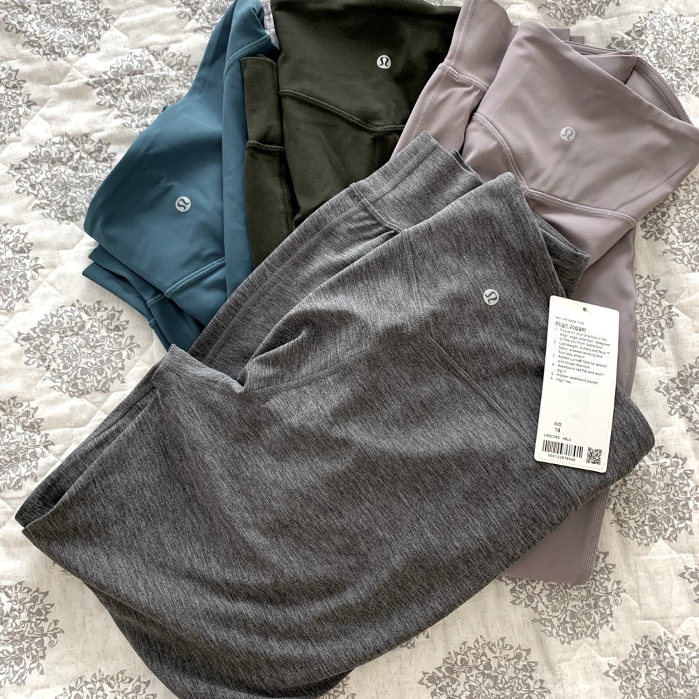 Lululemon Align Joggers Size 14 NWOT Lavender